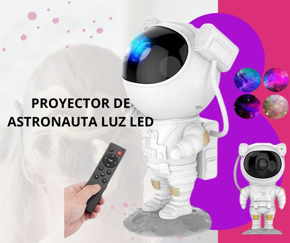 PROYECTOR DE ASTRONAUTA LUZ LED