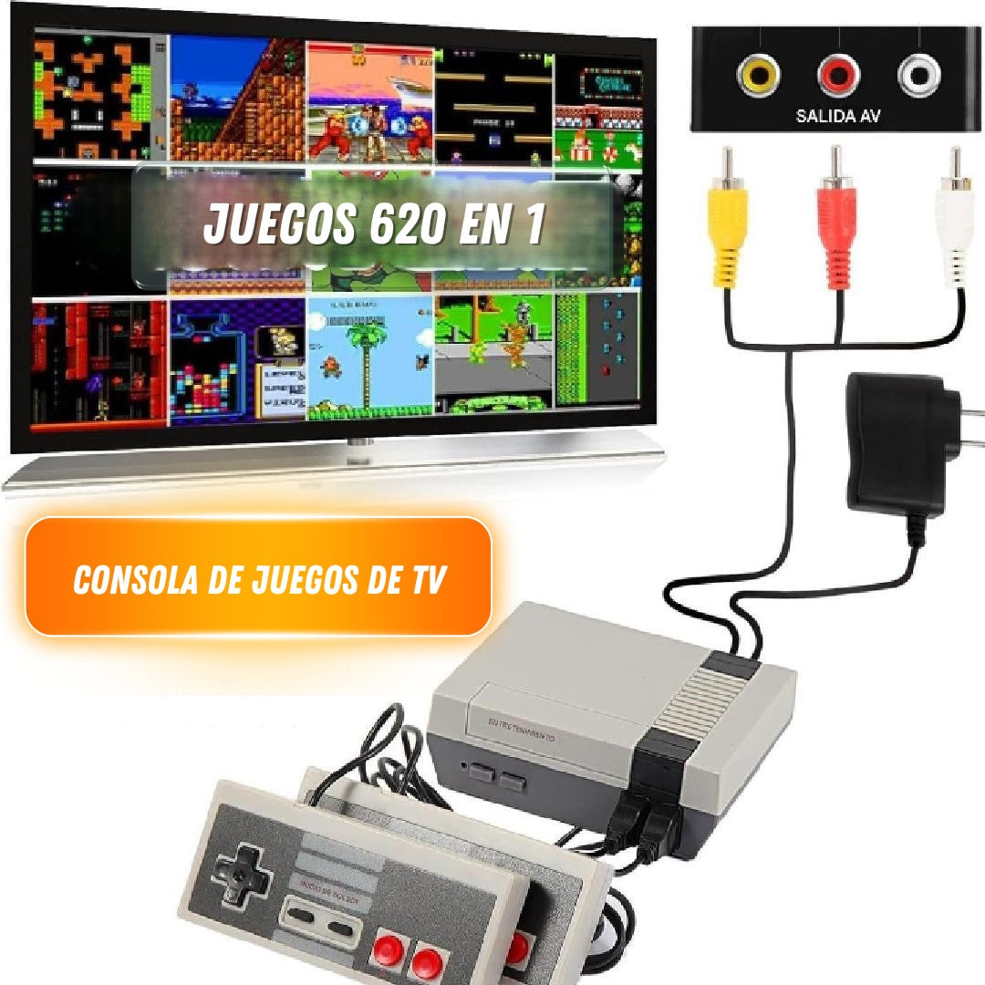 CONSOLA RETRO + 620 JUEGOS NINTENDO